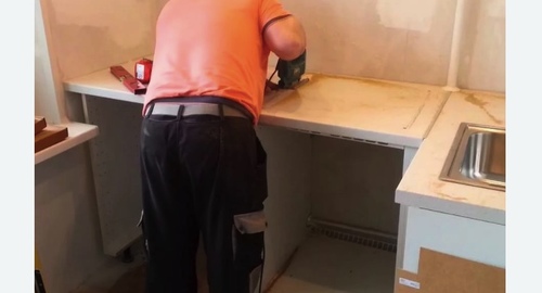 Сборка кухонного гарнитура. Липецк